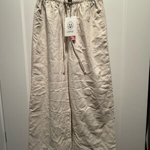 NWT Cider women's Cream Linen Pants Small